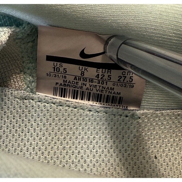 Nike Odyssey React Flyknit 2 Teal Women Size 10.5 Running Basketball Shoe - Picture 10 of 10